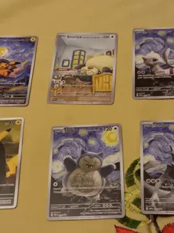 6 Pokemon X Van Gogh - Pokemon Fan Art Cards - Image 3