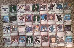 Mobile Suit Gundam M.S. War TCG CCG 221 Card Lot + 7 Holograms NEAR MINT COND. - Image 4