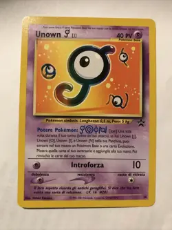 Pokemon TCG - Unown J #38 - WoTC - Black Star Promo Card Italian - Image 1