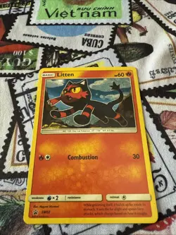 Litten - (General Mills Promo) SM02 Miscellaneous Cards & Products Holo - Image 2