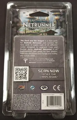 FFG Android Netrunner LCG Kitara Cycle 4th Pack The Devil and the Dragon New - Image 2