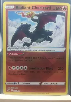 Radiant Charizard 020/159 Crown Zenith Sword And Shield Pokemon Cards - Image 1