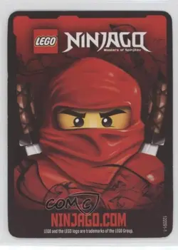 2011 Lego Ninjago - Masters of Spinjitzu Trading Card Game Throwing Star #34 - Image 2