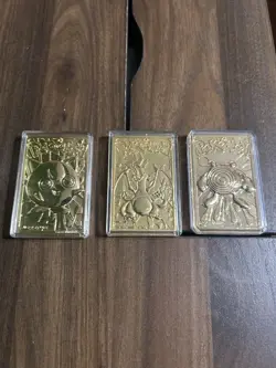 Pokemon 23k Burger King Gold Plated Trading Card Set with poke balls Lot Of 4 - Image 2