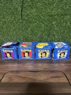 Pokemon 23k Burger King Gold Plated Trading Card Set with poke balls Lot Of 4 - Image 4