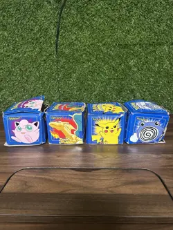 Pokemon 23k Burger King Gold Plated Trading Card Set with poke balls Lot Of 4 - Image 5
