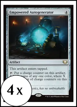 MTG - 4 x Empowered Autogenerator - Playset 4x x4 - Edge of Eternities - Image 1