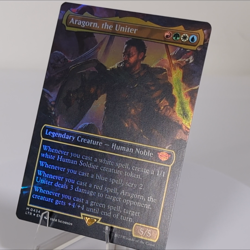 Aragorn The Uniter Borderless Foil Universes Beyond Tales Of Middle Earth LoTR - Image 2