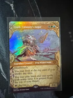 Glarb, Calamity's Augur, Bloomburrow (BLB)- FOIL SHOWCASE - Image 1