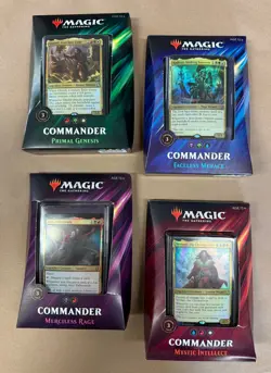 Magic the Gathering: Commander 2019 C19 - set of 4 sealed decks - see photos - Image 1