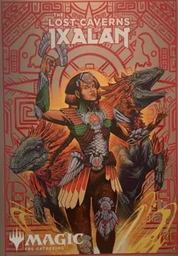 MTG Magic the Gathering Lost Caverns of Ixalan Foil WPN Promotional Poster WO75 - Image 1