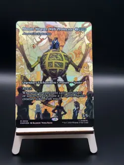 Master Weaver, Web Protector - Arasta of the Endless Web (Borderless Foil) #229 - Image 1
