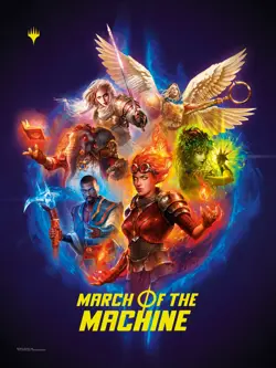 Mtg March Of The Machine Poster 18x24 Magic The Gathering - Image 1