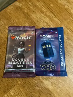 Double Masters 2022 Draft Booster Pack And Dr. Who Collector Pack - Image 1