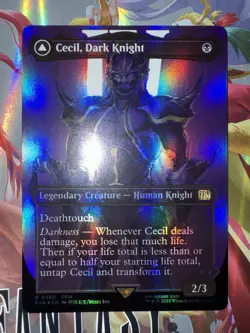 Magic x Final Fantasy Cecil, Dark Knight (Borderless) (Foil) 0380 (R) - Image 1