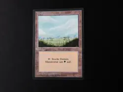 Wald German Misprint Forest / Plains NM [FBB Revised Edition] Free Tracking! - Image 1