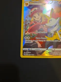 Braixen TG01/TG30 Sword & Shield Silver Tempest Trainer Gallery Holo Pokemon - Image 5