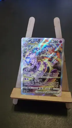 Pokemon Mewtwo VSTAR GG44/GG70 Crown Zenith Galarian Gallery Secret Rare NM - Image 2