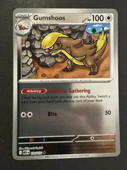Gumshoos (Reverse Holo) 110/132 - Mega Evolution - Pokemon - NM Ships Now - Image 1