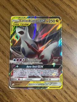 Pokemon Latias & Latios GX 113/181 SM Team Up Ultra Rare Holo - Image 1