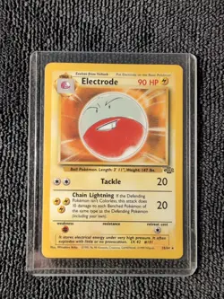 Pokemon TCG Electrode 18/64 Jungle Unlimited Non-Holo Rare Vintage LP - Image 1