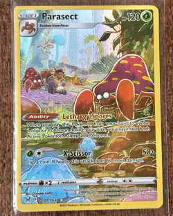Parasect Pokemon • Ultra Rare • TG01/TG30 Lost Origin Trainer Gallery - Image 1