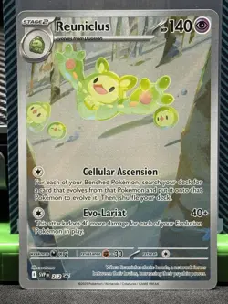 Pokemon Reuniclus IR 212 Scarlet & Violet Black Bolt Promos NM Condition - Image 1