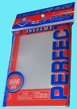 100 KMC MINI CLEAR PERFECT FIT Small Size Card Barrier 60x87 Sleeves NEW yugioh - Image 1