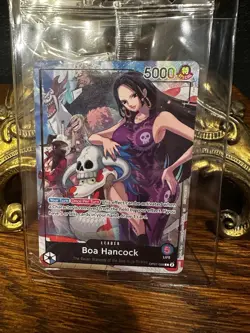 Boa Hancock (2025 PSA Promo) OP07-038 One Piece Promotion Card with Magazine - Image 1