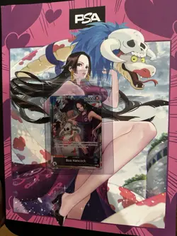 Boa Hancock (2025 PSA Promo) OP07-038 One Piece Promotion Card with Magazine - Image 2