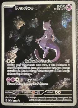 Pokemon TCG Mewtwo Holo 52 Black Star Promo Card - Image 1