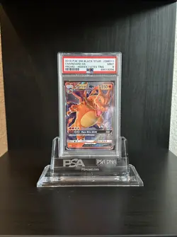 Pokemon Charizard Card GX SM211 PSA 9 MINT Hidden Fates Cards 2019 - Image 1
