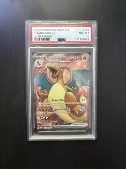 Pokemon TCG Charizard EX Holo Ultra Rare Card 183/165 SV 151 - Image 1