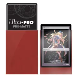 Ultra Pro 60 RED PRO-MATTE Small Deck Protector NEW Gaming Card Sleeves tcg - Image 2