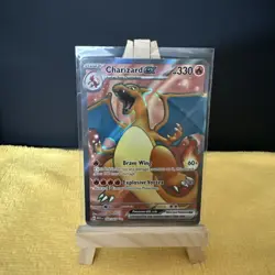 Charizard EX Full Art Ultra Rare Card 183/165 Pokemon TCG Scarlet & Violet Mint - Image 1