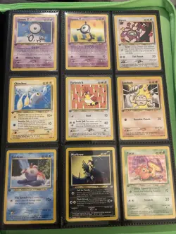Complete 1st Edition Neo Revelation Non-Holo Pokemon Set NM 50/64 Cards - Image 4