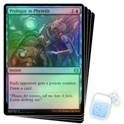 FOIL PROLOGUE TO PHYRESIS X4 Phyrexia: All Will Be One ONE Magic MTG MINT CARD - Image 1