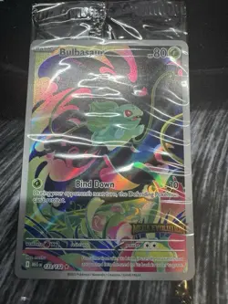 Bulbasaur Stamped Promo Card 133/132 Pokemon TCG Mega Evolution NM Near Mint - Image 1