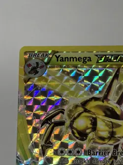 Yanmega BREAK 8/114 Steam Siege Rare BREAK Pokemon Card NM - Image 2