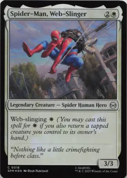 Spider-Man, Web-Slinger - FOIL - C Marvel's Spider-Man 16 - MTG - Image 1