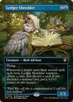 1x Ledger Shredder - Borderless Light Play MTG Magic - Kid Icarus - - Image 1
