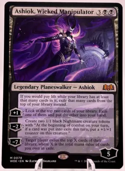 Ashiok, Wicked Manipulator 0078 Wilds of Eldraine WOE MTG NM - Image 1