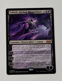 MTG Ashiok, Wicked Manipulator - Wilds of Eldraine NM - Image 1