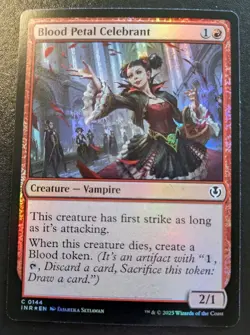 Blood Petal Celebrant 0144 INR Foil Common Innistrad Remastered MTG - Image 1