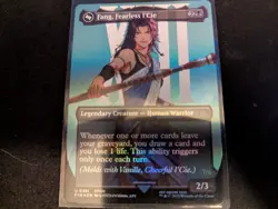 MTG Magic the Gathering FOIL Fang, Fearless l'Cie Borderless FIN! - Image 1