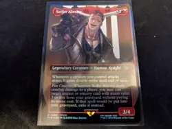 MTG Magic the Gathering FOIL Seifer Almasy Borderless FIN! - Image 1