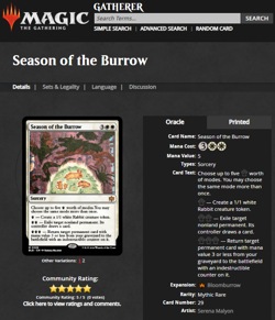 MTG Magic the Gathering Bloomburrow Season of the Burrow CGC 10 Pristine POP 1 - Image 4