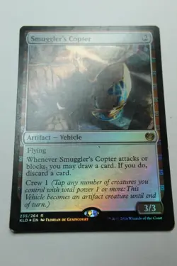 MTG Smuggler's Copter x1-Foil -Kaladesh-Lightly Played - Image 1