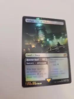 Midgar, City of Mako (Borderless) #313 FOIL MTG Final Fantasy FIN NM - Image 2