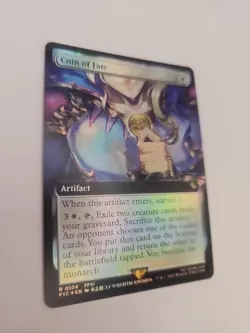 FOIL Coin of Fate (Extended Art) FINAL FANTASY Commander - Near Mint - Image 2